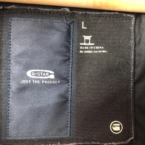 Men’s G-Star Raw Navy Two Layer Jacket Large - Picture 7 of 9